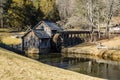 Horizontal View of Mabry Mill, Blue Ridge Parkway, Virginia Royalty Free Stock Photo